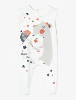 Barn Boboli Sovplagg|Velour play suit for baby girl -BCI - One-sie