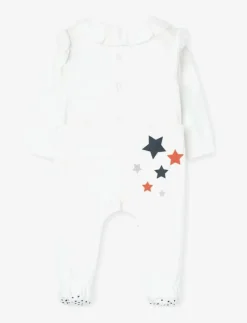 Barn Boboli Sovplagg|Velour play suit for baby girl -BCI - One-sie