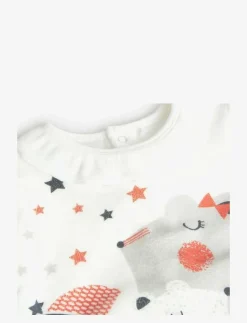 Barn Boboli Sovplagg|Velour play suit for baby girl -BCI - One-sie
