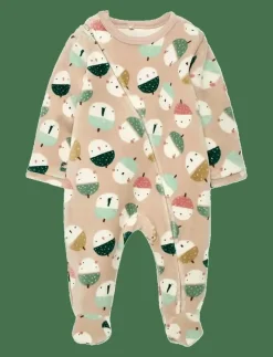 Boboli Velour play suit ed for baby -BCI - Långärmad bodysuit|Barn Bodysuits