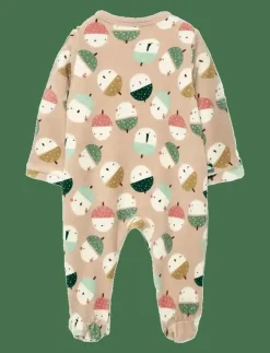 Boboli Velour play suit ed for baby -BCI - Långärmad bodysuit|Barn Bodysuits