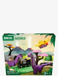 BRIO Äventyrsset med dinosaurier - Tågbanor|Barn Leksaksfordon & Bilar