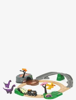 BRIO Äventyrsset med dinosaurier - Tågbanor|Barn Leksaksfordon & Bilar