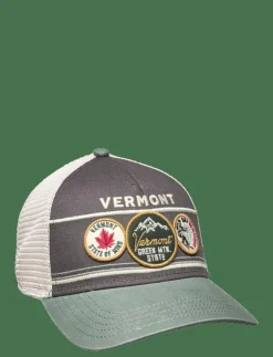American Needle Vermont Trucker Ivory Cool Gray Cedar - Kepsar|Kvinnor Mössor & Hattar