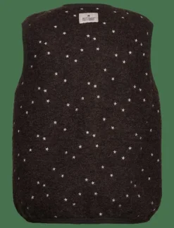Huttelihut Vest Wool Emb. w. Lining - Väst|Barn Västar