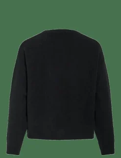 Kvinnor Vila Plus Size & Curvy|Stickat|VIBRIANNA O-NECK L/S BOW KNIT CARDIGAN - Koftor