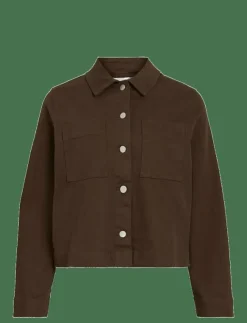 Vila VICHIA NEW L/S JACKET - Overshirts|Kvinnor Overshirts