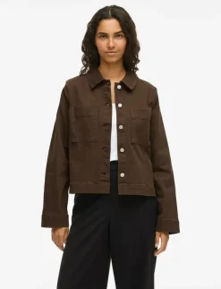 Vila VICHIA NEW L/S JACKET - Overshirts|Kvinnor Overshirts