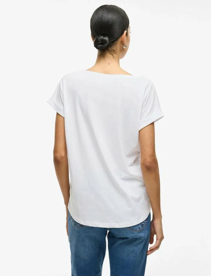 Kvinnor Vila Kläder|VIDREAMERS NEW PURE T-SHIRT-NOOS - T-shirts