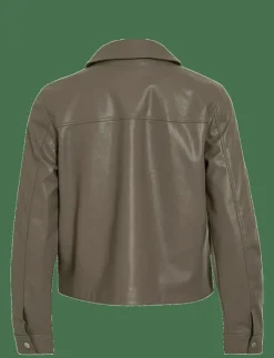 Vila VIHELLIUM SHORT JACKET - NOOS - Skinnjackor|Kvinnor Jackor & Kappor
