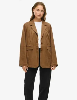 Vila VIHENA LOOSE BLAZER /LN - Enkelknäppta kavajer|Kvinnor Kavajer