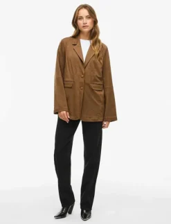 Vila VIHENA LOOSE BLAZER /LN - Enkelknäppta kavajer|Kvinnor Kavajer