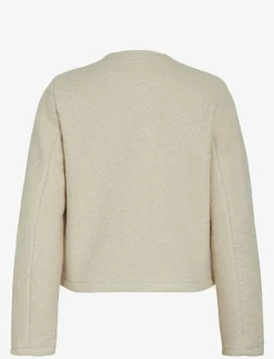Kvinnor Vila Stickat|VIKERA L/S SHORT JACKET - Koftor