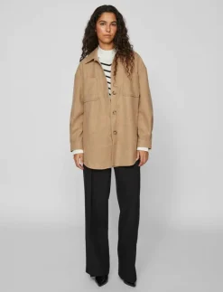 Vila VIKIMMI SHIRT L/S JACKET - NOOS - Overshirts|Kvinnor Overshirts