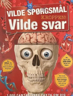 Barn GLOBE Barnböcker|Vilde spørgsmål - Vilde svar KROPPEN - Pedagogisk barnbok