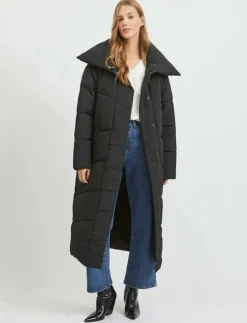 Vila VILOUISA PADDED COAT/PB - Dunkappor|Kvinnor Jackor & Kappor