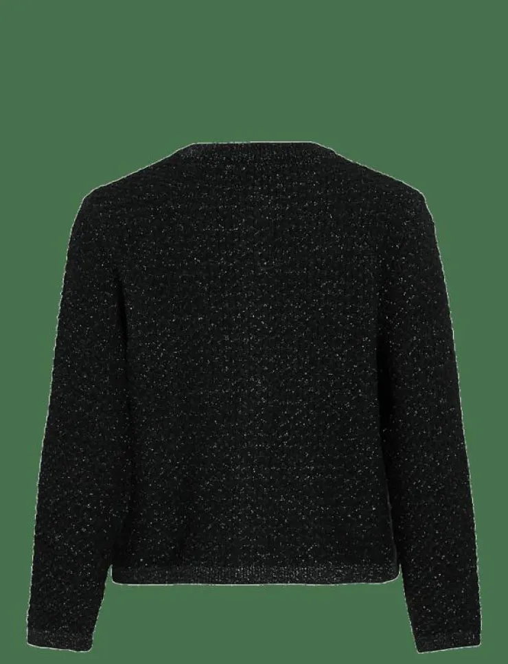 Kvinnor Vila Kavajer|Stickat|VIMALAY O-NECK L/S BUTTON KNIT CARDIGAN - Koftor