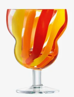 LSA International Vinglas Folk Orange/Red/Yellow Set 2 LSA - Vitvinsglas| Glas