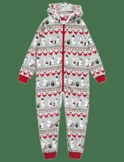 Martinex VINTERHJÄRTA OVERALL - Långärmad bodysuit|Barn Bodysuits