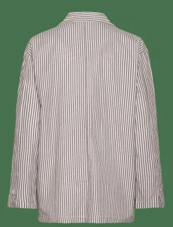 Moshi Moshi Mind viva shirt stripe - Dubbelknäppta kavajer|Kvinnor Kavajer
