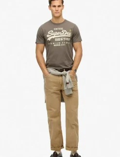 Superdry VL WORKWEAR RELAXED TEE - Kortärmad t-shirt| T-Shirts