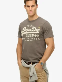 Superdry VL WORKWEAR RELAXED TEE - Kortärmad t-shirt| T-Shirts