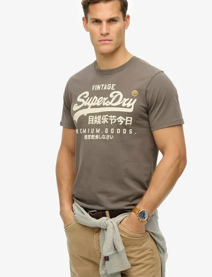Superdry VL WORKWEAR RELAXED TEE - Kortärmad t-shirt| T-Shirts