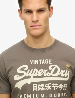 Superdry VL WORKWEAR RELAXED TEE - Kortärmad t-shirt| T-Shirts