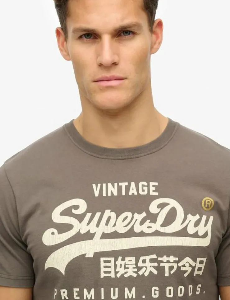 Superdry VL WORKWEAR RELAXED TEE - Kortärmad t-shirt| T-Shirts