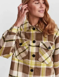 Kvinnor Vero Moda Overshirts|VMAUTUMN JACKET BF - Overshirts