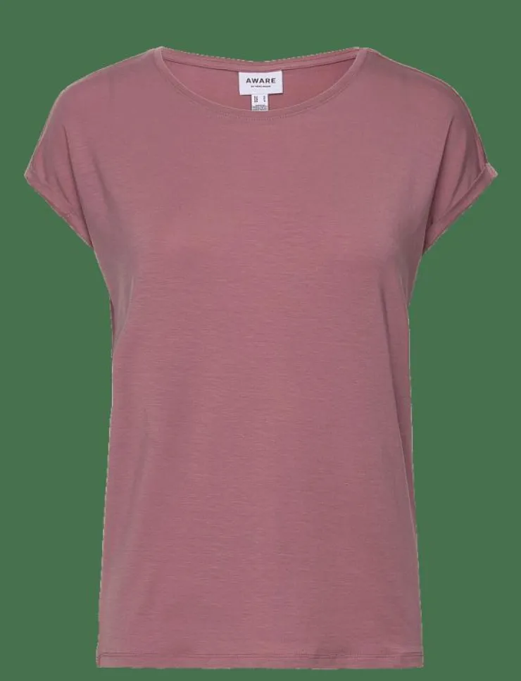 Kvinnor Vero Moda T-Shirts & Toppar|VMAVA PLAIN SS TOP JRS NOOS - T-shirts