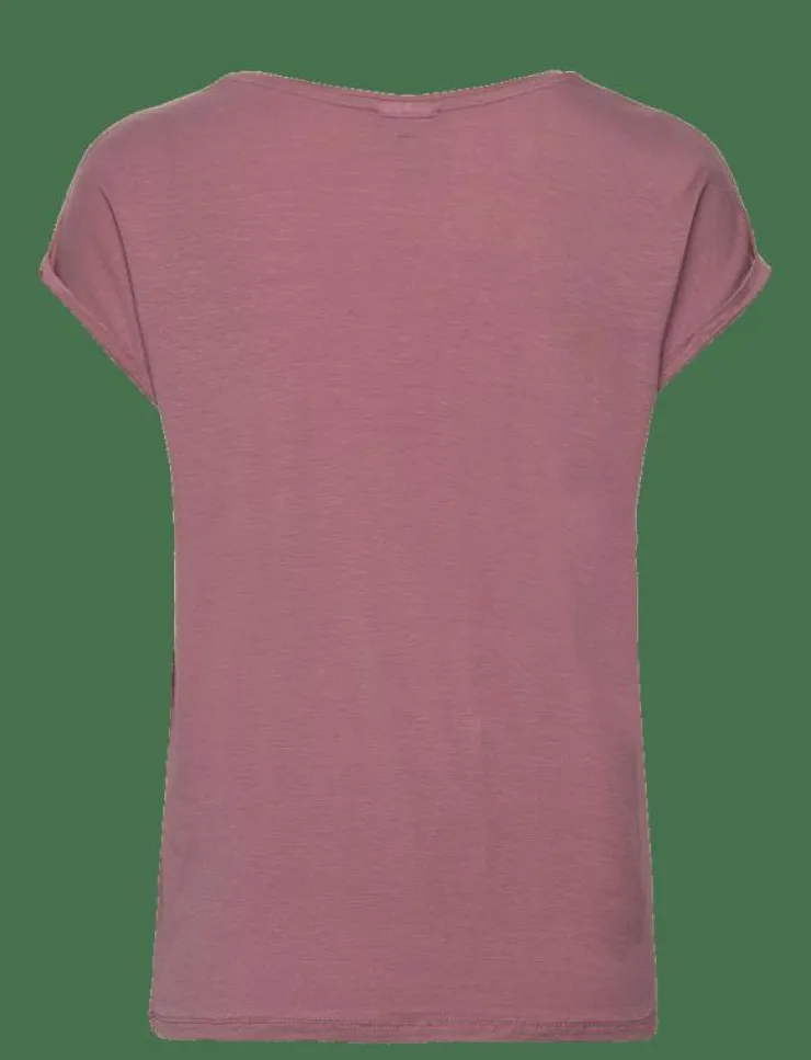 Kvinnor Vero Moda T-Shirts & Toppar|VMAVA PLAIN SS TOP JRS NOOS - T-shirts