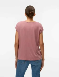 Kvinnor Vero Moda T-Shirts & Toppar|VMAVA PLAIN SS TOP JRS NOOS - T-shirts