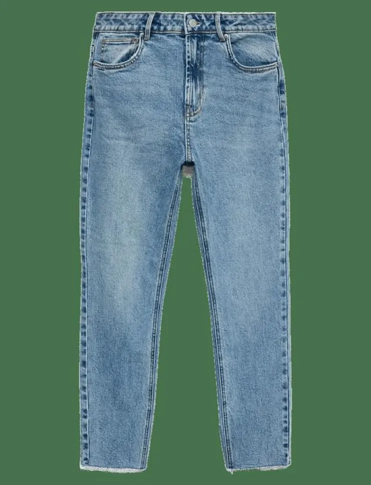 Vero Moda VMBRENDA HR MOM A CUT GU384 GA NOOS - Straight jeans|Kvinnor Kläder|Denimkläder