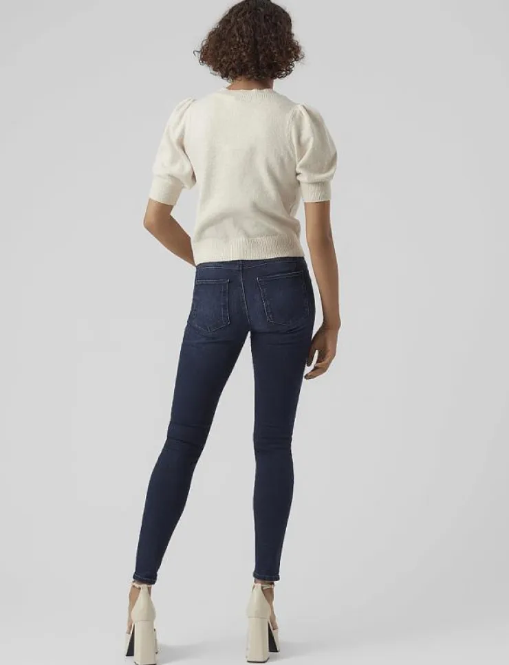 Vero Moda VMDOFFY 2/4 O-NECK PULLOVER GA NOOS - Stickat|Kvinnor Kläder