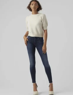 Vero Moda VMDOFFY 2/4 O-NECK PULLOVER GA NOOS - Stickat|Kvinnor Kläder