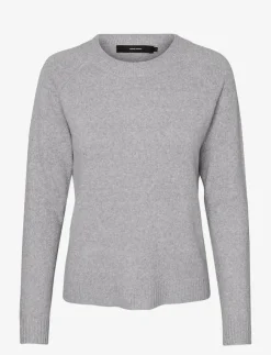 Kvinnor Vero Moda Kläder|VMDOFFY LS O-NECK BLOUSE GA NOOS - Tröjor