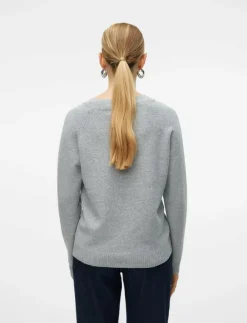 Kvinnor Vero Moda Kläder|VMDOFFY LS O-NECK BLOUSE GA NOOS - Tröjor