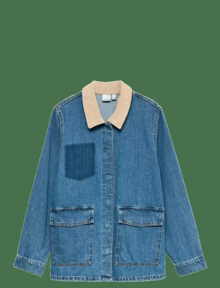 Kvinnor Vero Moda Overshirts|VMENYA LS WORKWEAR JACKET - Jeansjackor