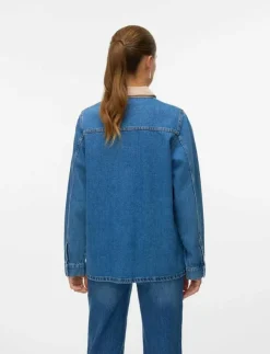 Kvinnor Vero Moda Overshirts|VMENYA LS WORKWEAR JACKET - Jeansjackor