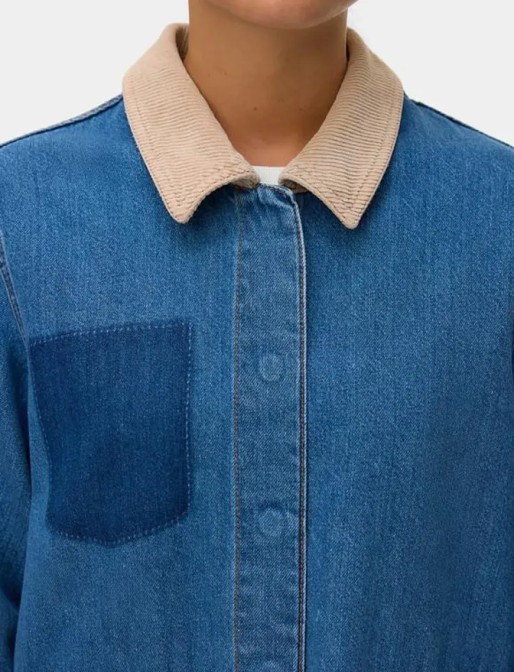 Kvinnor Vero Moda Overshirts|VMENYA LS WORKWEAR JACKET - Jeansjackor