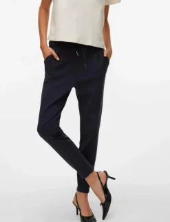 Kvinnor Vero Moda Byxor|VMEVA MW LOOSE STRING PANT NOOS - Joggers