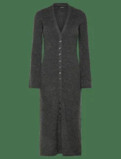 Vero Moda VMFIA LS V-NECK CALF DRESS SB - Maxiklänningar|Kvinnor Klänningar