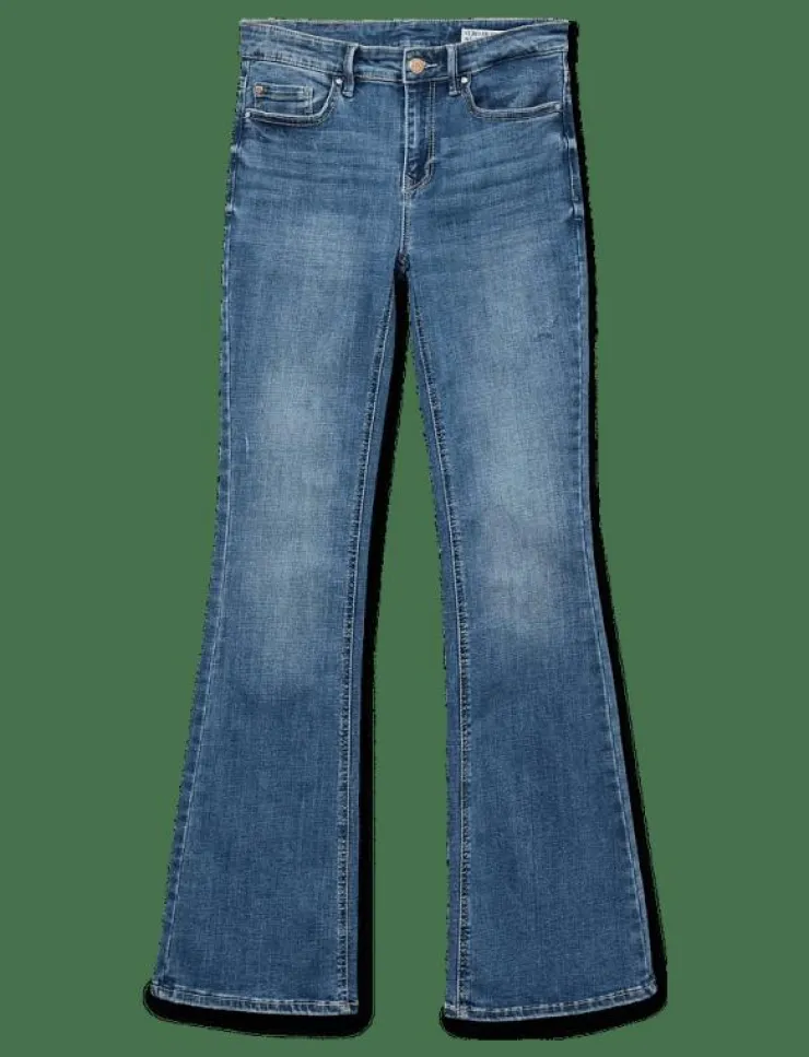 Vero Moda VMFLASH MR FLARED JEANS LI347 GA NOOS - Utsvängda jeans|Kvinnor Kläder|Denimkläder