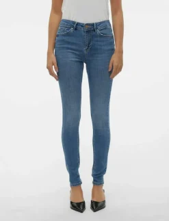 Vero Moda VMFLASH MR SKINNY JEANS LI347 GA NOOS - Skinny Jeans|Kvinnor Kläder