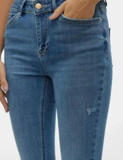Vero Moda VMFLASH MR SKINNY JEANS LI347 GA NOOS - Skinny Jeans|Kvinnor Kläder