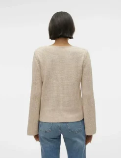 Vero Moda VMGINGER LS KNIT PULLOVER VMA - Stickat|Kvinnor Stickat