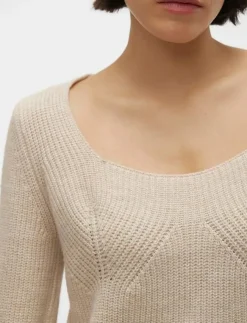 Vero Moda VMGINGER LS KNIT PULLOVER VMA - Stickat|Kvinnor Stickat