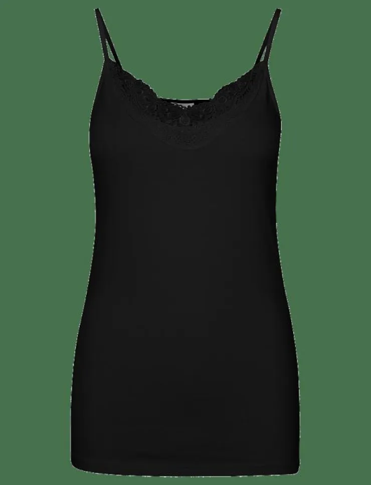 Vero Moda VMINGE LACE SINGLET JRS NOOS - Linnen|Kvinnor Kläder|Plus Size & Curvy
