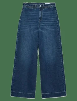 Kvinnor Vero Moda Kläder|VMKAYLA HR WIDE JEANS VI3474 - Vida byxor